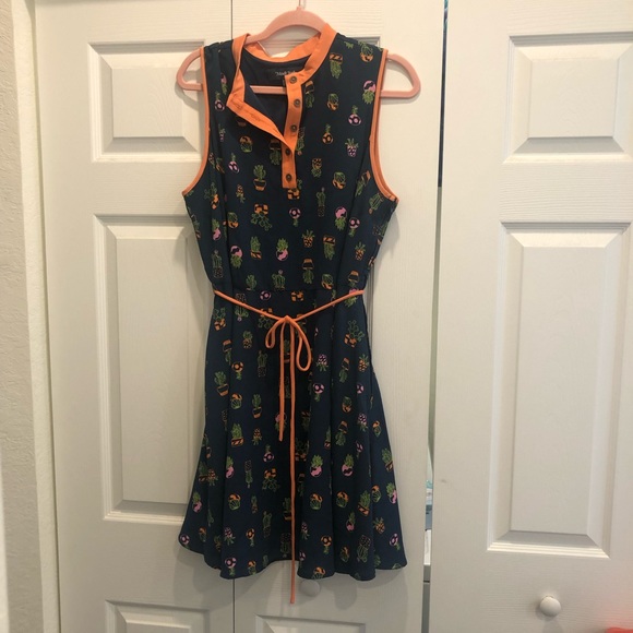 EUC ModCloth Succulent Dress Size 1X - Picture 2 of 10